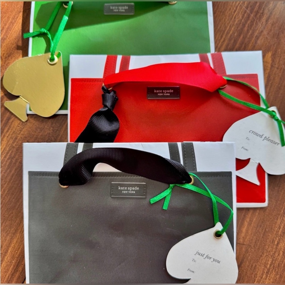 NEW Kate Spade gift favor bags LOT 6 mini PARTY back to school college Sorority